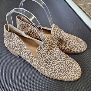 Lucky Brand Cahill Loafer Eyelash Sophia Leopard Leather